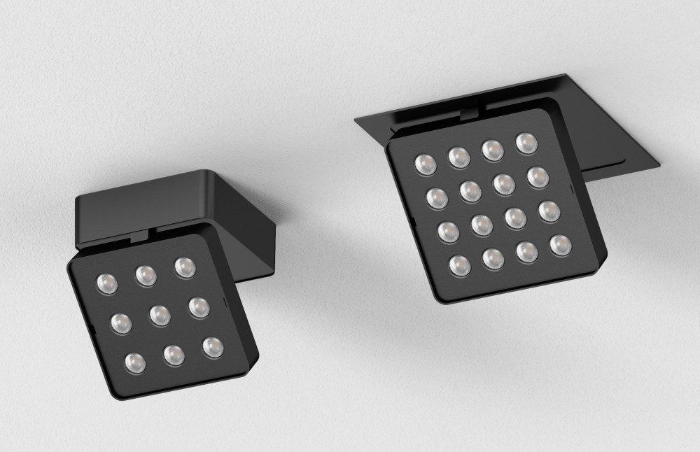 LED gyűrű lámpa zöld növényekkel